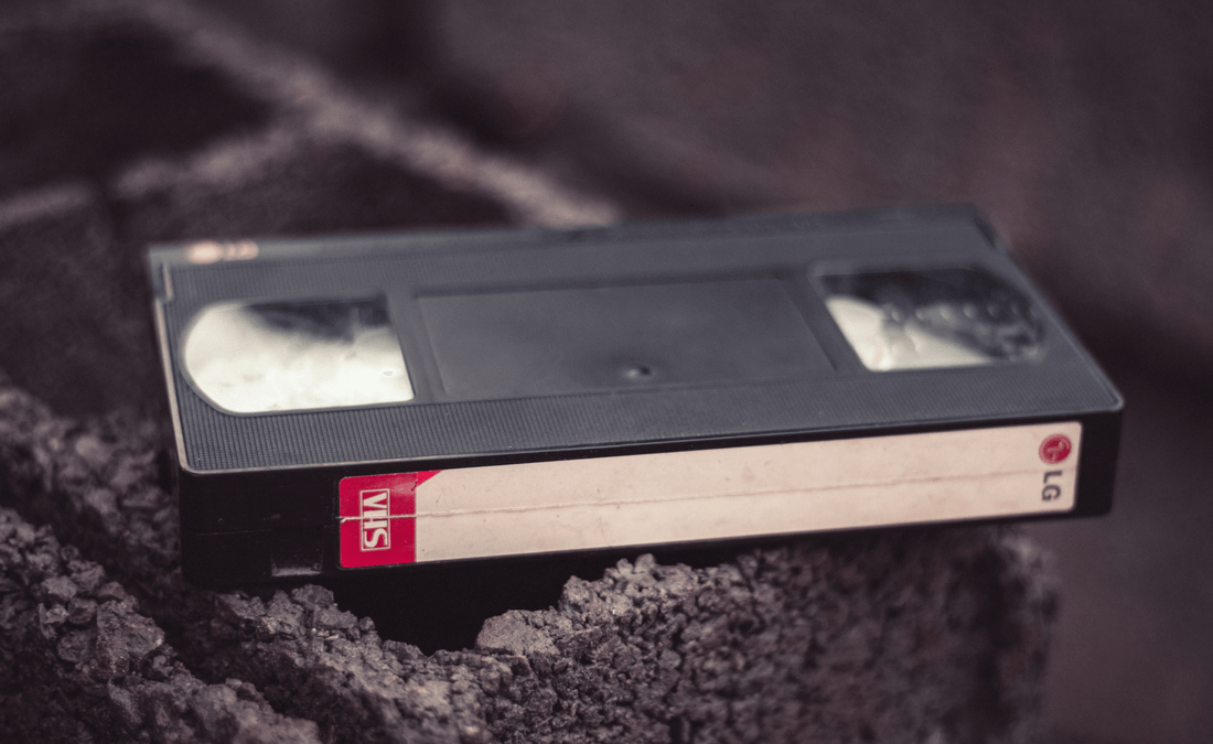 black vhs tape 
