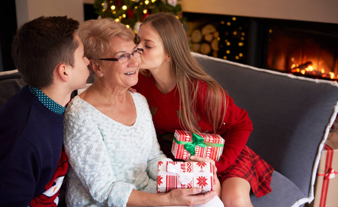 grandkids and their grandma 