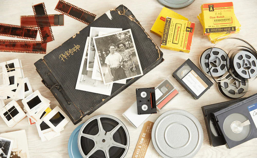 negatives, polaroids and film 