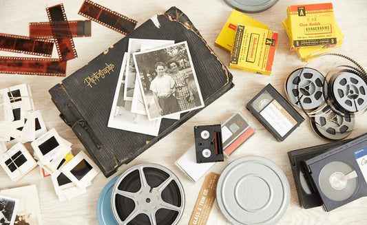 negatives, polaroids and film 