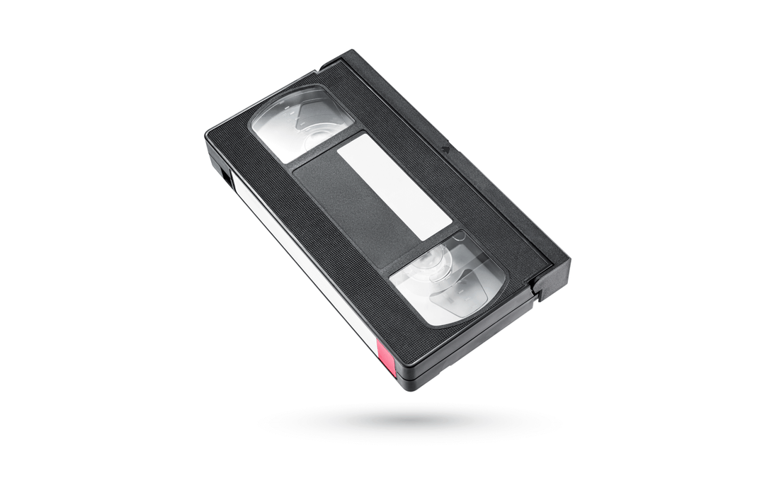 black vhs tape 