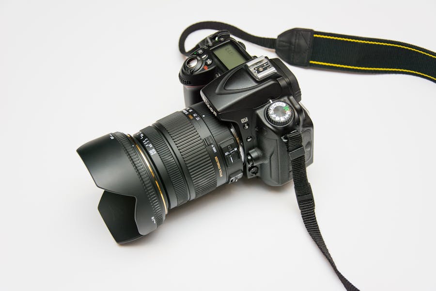 a black camera