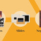 Examples of photos, slides, and negatives