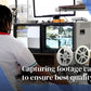 Capturing footage carefully to ensure best quality image