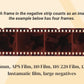 Each frame in the negative strip counts as an image; the example below has four frames. 35mm, APS Film, 110 Film, 110/220 Film, 126 Instamatic Film, large negatives