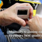 Manually scanning each slide to ensure best quality image